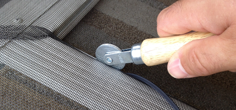 metal screen door repair in Pinole